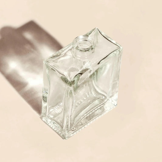Small Perfume Bottles Wholesale - 30ml/1.0oz Victor Square (Only Bottle), Custom Perfume Bottles in Bulk (FEA 15) - Packamor