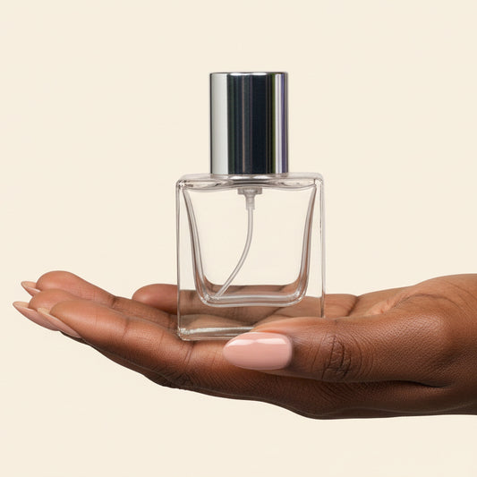 Small Perfume Bottles Wholesale - 30ml/1oz Tokyo + Silver Top Set, Empty Perfume Bottles in Bulk - Packamor