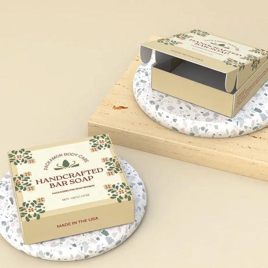 Soap Making Supplies - Custom Soap Box - Front Lock - 3x3x1 in - Packamor
