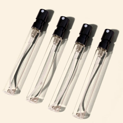 Tester Perfume Bottles - 5ml/.18oz Round Glass Black - Wholesale - Packamor
