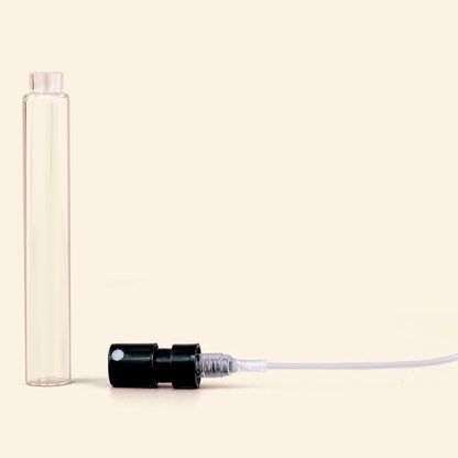 Tester Perfume Bottles - 5ml/.18oz Round Glass Black - Wholesale - Packamor