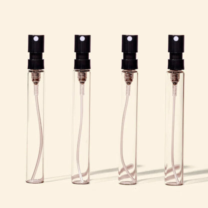 Tester Perfume Bottles - 5ml/.18oz Round Glass Black - Wholesale - Packamor