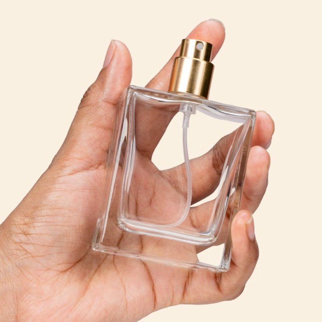 50ml Perfume Bottles Wholesale - Victor + Gold Top, Custom Glass Bottles in Bulk